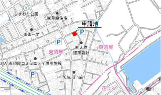 よかタウン／合志市須屋９期／２号棟の地図