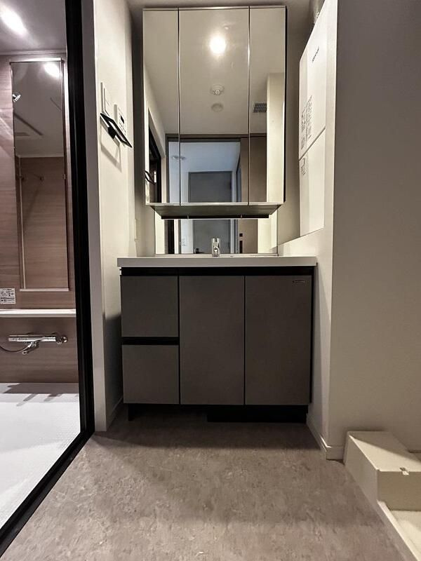 STANDZ柿の木坂の洗面所