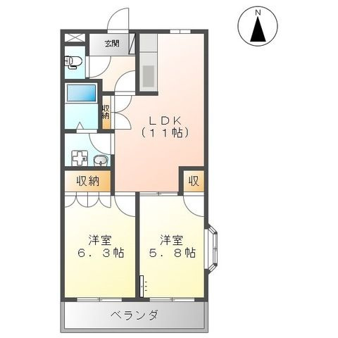サンフィット・プレイスの間取り