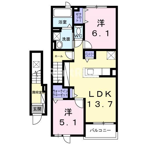 グランメゾン　ネスト８８の間取り|間取図