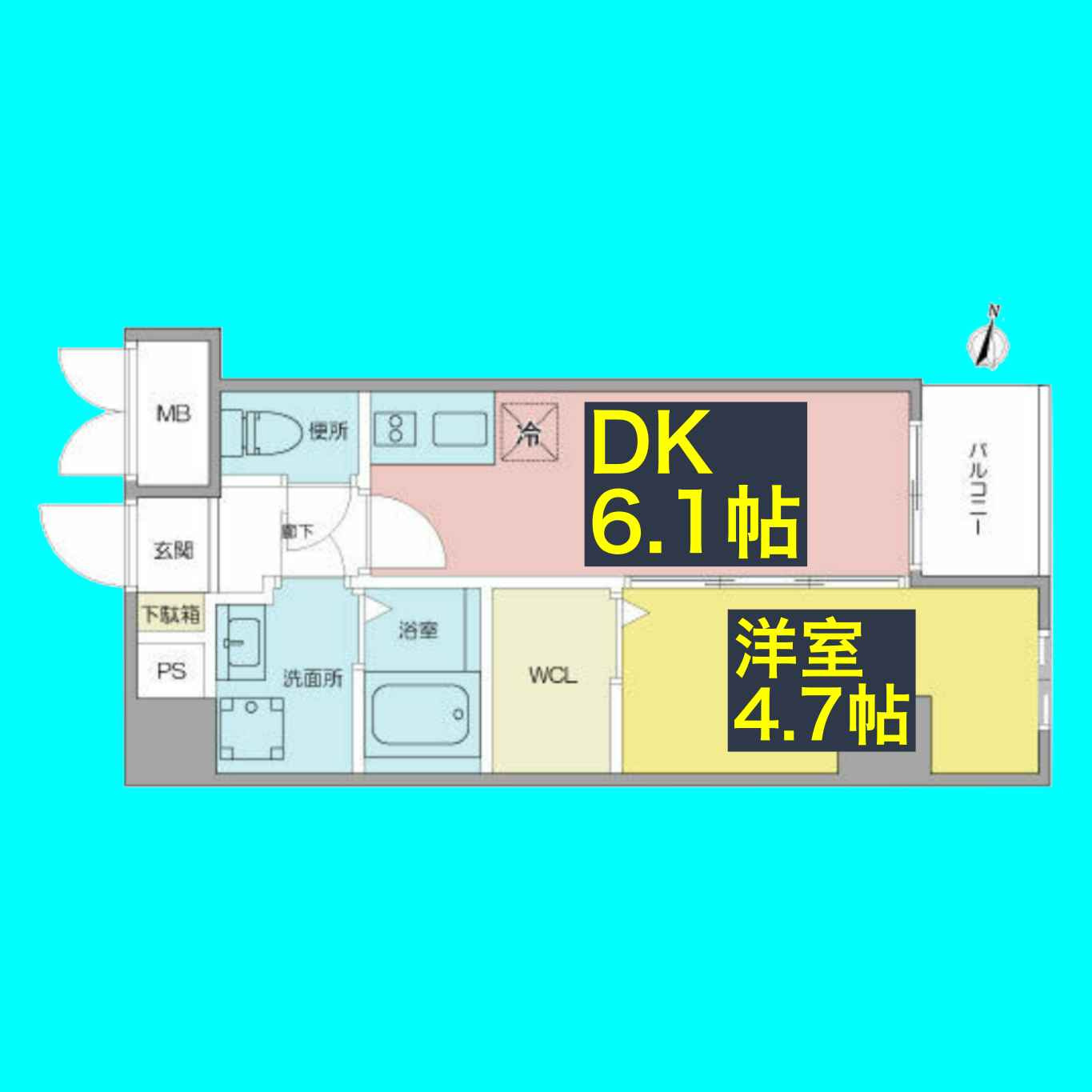 VERITAS SHIRAKANEの間取り