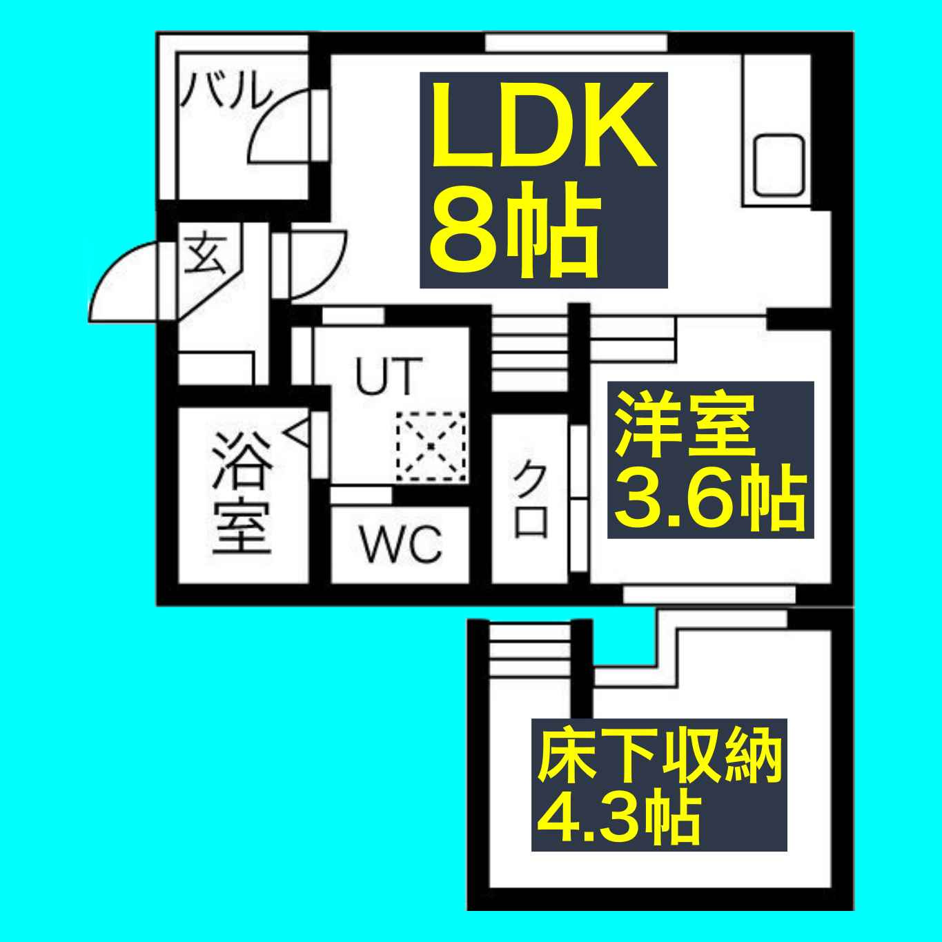 カーネルビレッジの間取り