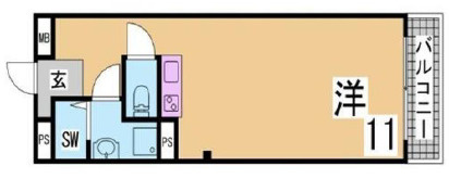 ロイヤル花隈の間取り