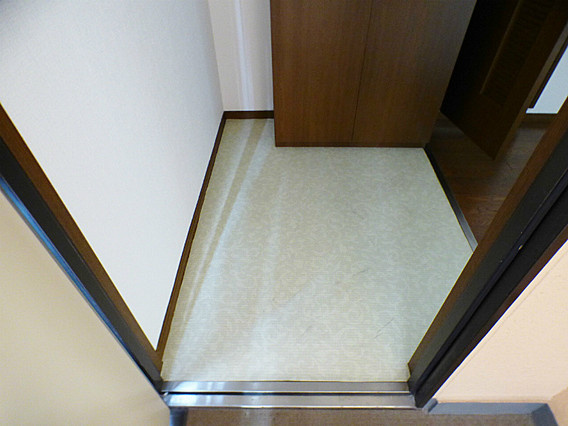 ヴィレッジ・リバー住吉の玄関