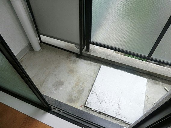 神仙閣マンションのバルコニー