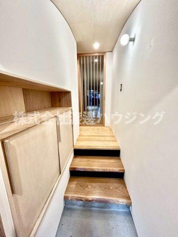 大宮5丁目長屋　E棟の玄関