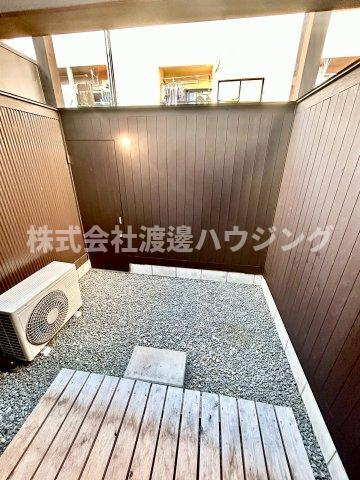 大宮5丁目長屋　E棟の庭|専用庭
