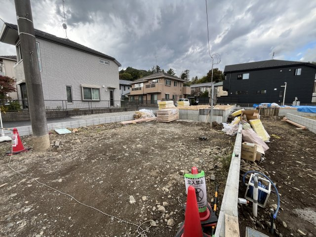 祝成約済み　八王子市　廿里町　新築戸建て　３期の外観|～仲介手数料無料☆八王子ひなた不動産～　八王子市廿里町　新築戸建て