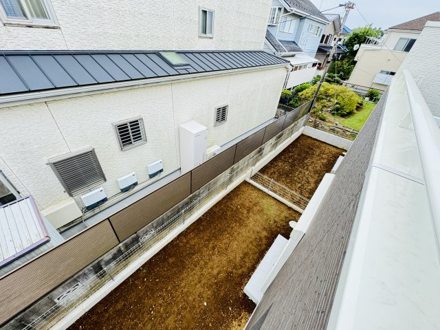 松戸市小金原９丁目新築戸建【貝の花小学校：7分】の展望|バルコニーより南側眺望