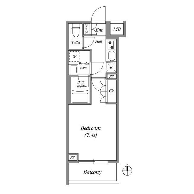 ＧＥＮＯＶＩＡ本所吾妻橋ｓｋｙｇａｒｄｅｎの間取り