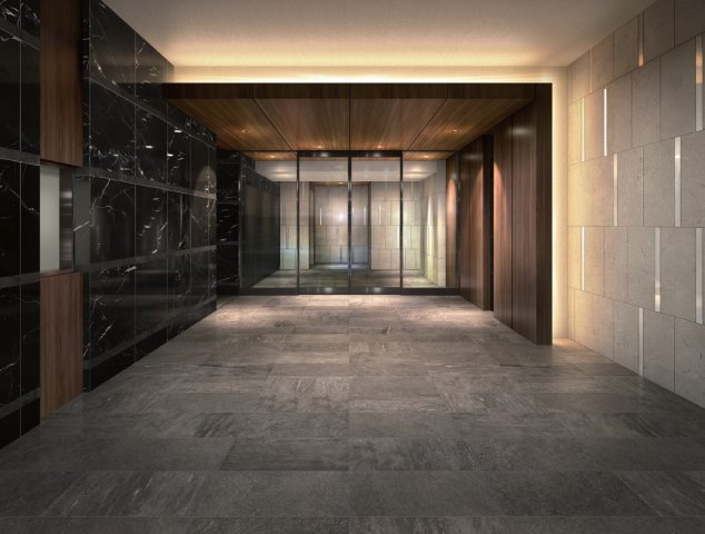 クレヴィスタ名古屋上前津のエントランス