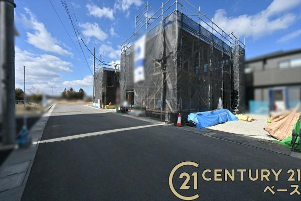 リーブルガーデン結崎 ２号棟 ／新築一戸建の前面道路含む現地写真|■現地撮影写真■小・中学校まで徒歩圏内とお子様の通学も安心！