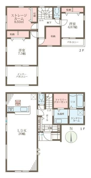 リーブルガーデン結崎 ２号棟 ／新築一戸建の間取り|■令和８年２月完成予定です■