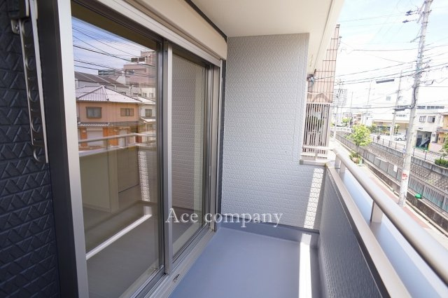 【バルコニー】 | 東住吉区今川4丁目　【2号棟/全2棟】 | 東向きのバルコニーです☆