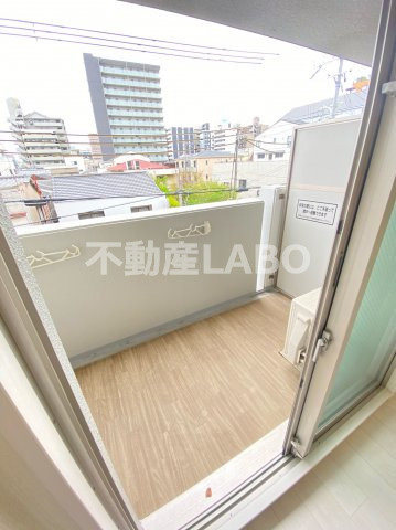 エスリード弁天町ポートヴィラのバルコニー