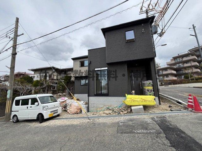 【外観】 | 神戸市須磨区白川台6丁目　新築戸建2号棟　仲介手数料無料！ | 須磨区白川台6　新築2号棟　仲介手数料無料！