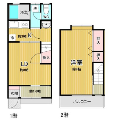 villa早津崎の間取り