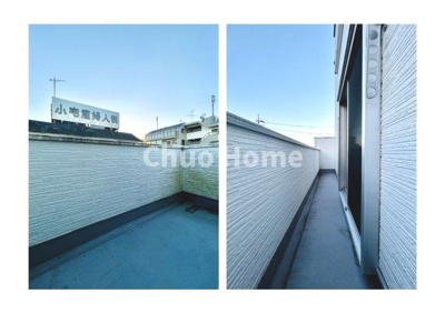 【バルコニー】 | 葛飾区西水元1丁目中古住宅 | バルコニー×2