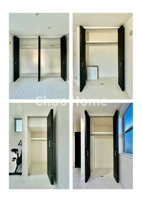 【収納】 | 葛飾区西水元1丁目中古住宅 | 居室にはクローゼットを完備し、自由度の高い家具の配置が叶うシンプルな空間です。お子様の成長と必要になる子供部屋を与えるにはぴったりの間取りですね。