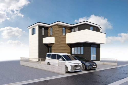 【KIS】　小平市仲町13期の完成予想図|西武多摩湖線「一橋学園」駅 徒歩12分♪第一種低層住居専用地域の閑静な住宅街