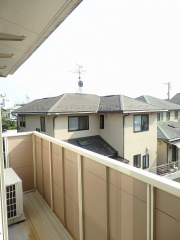 エスポワールＢのバルコニー|広々としたバルコニーです