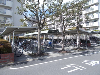 【駐輪場】 | 公社山田西第１次団地A３棟