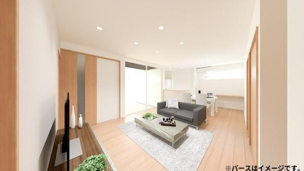 東野台　新築の内観：施工例|【キッチン　施工事例】