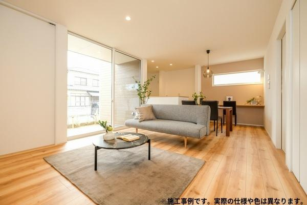 東野台　新築の内観：施工例|【キッチン　施工事例】