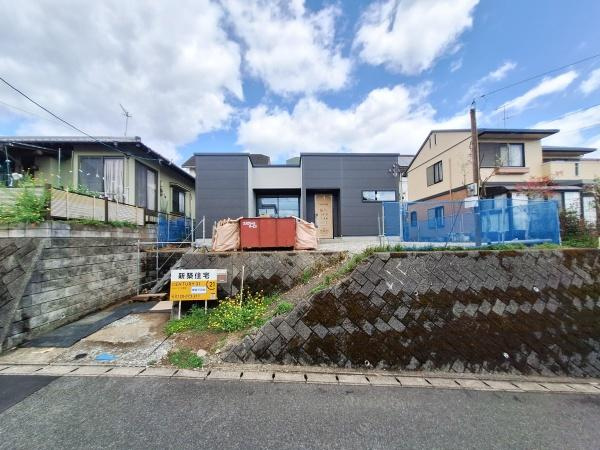 東野台　新築の前面道路含む現地写真|現地工事中写真