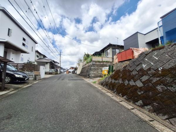 東野台　新築の前面道路含む現地写真|現地工事中写真