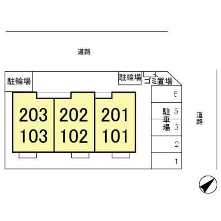 フェルミエの区画図