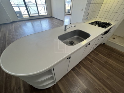 【キッチン】 | グラスホッパー | グラスホッパー　3口ガスシステムキッチン