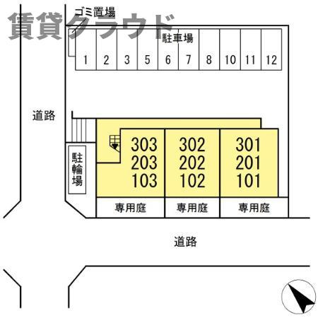 ウィル　ステージの区画図