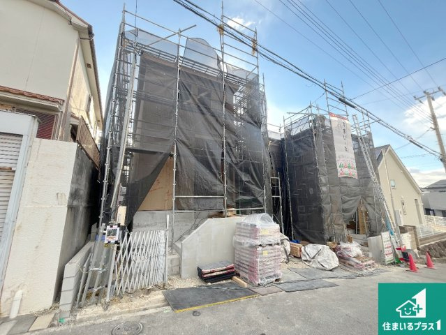 明石市松が丘　第24-1期　新築一戸建ての外観|周辺は落ち着いた街並みの住宅地！子育てがしやすい住環境です！まだ未完成ですが、現地でしかわからない事もございます。是非一度ご覧ください。