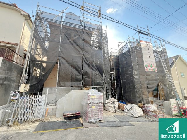 明石市松が丘　第24-1期　新築一戸建ての外観|周辺は落ち着いた街並みの住宅地！子育てがしやすい住環境です！まだ未完成ですが、現地でしかわからない事もございます。是非一度ご覧ください。
