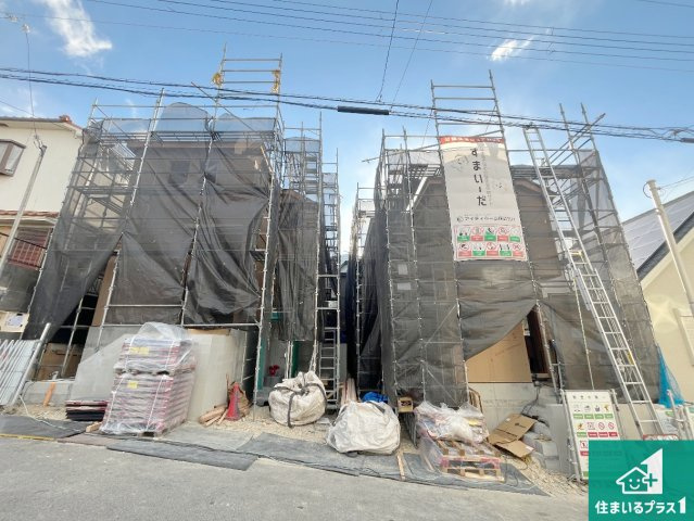 明石市松が丘　第24-1期　新築一戸建ての外観|周辺は落ち着いた街並みの住宅地！子育てがしやすい住環境です！まだ未完成ですが、現地でしかわからない事もございます。是非一度ご覧ください。