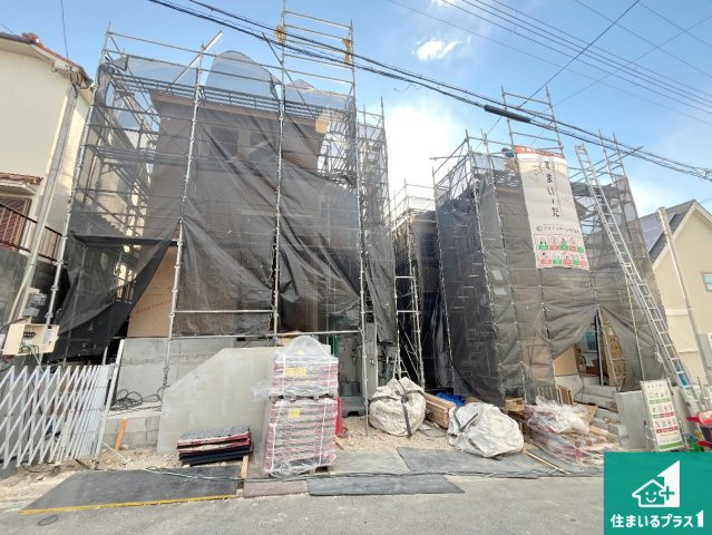 明石市松が丘　第24-1期　新築一戸建ての外観|周辺は落ち着いた街並みの住宅地！子育てがしやすい住環境です！まだ未完成ですが、現地でしかわからない事もございます。是非一度ご覧ください。