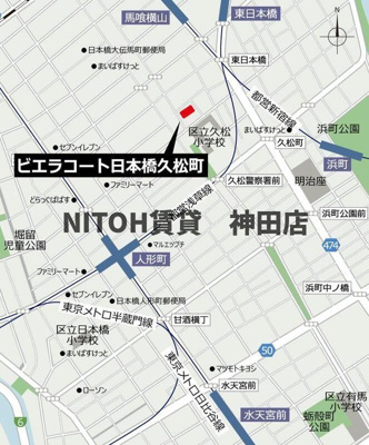 【地図】 | ビエラコート日本橋久松町