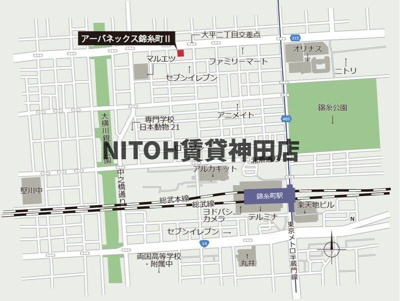 【地図】 | アーバネックス錦糸町Ⅱ