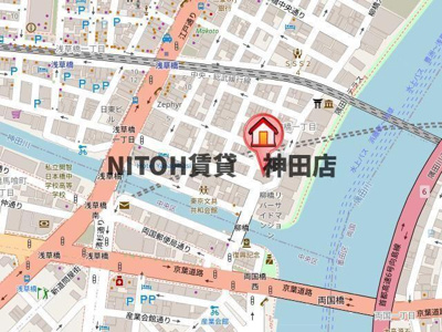 【地図】 | ＯＮＥ ＲＯＯＦ ＲＥＳＩＤＥＮＣＥ ＡＳＡＫＵＳＡＢＡＳＨＩ