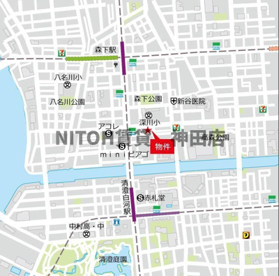 【地図】 | ライオンズフォーシア清澄白河