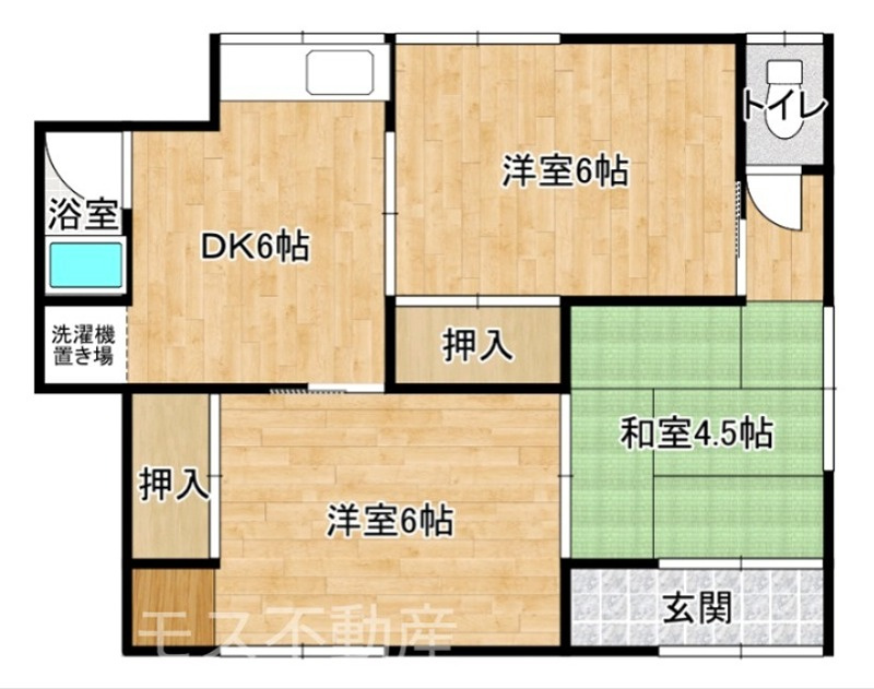 一宮H邸貸家の間取り