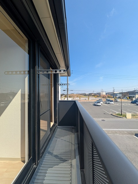 パークビューコートAのバルコニー