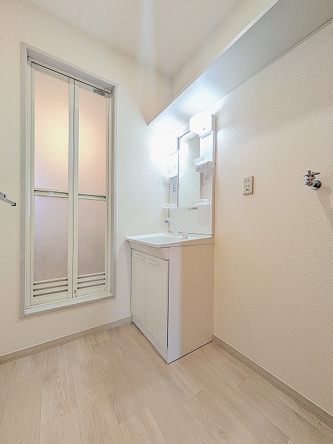 パークビューコートAの洗面所