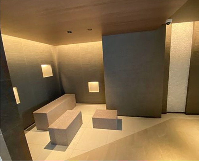 バウスフラッツ日本橋馬喰町のロビー