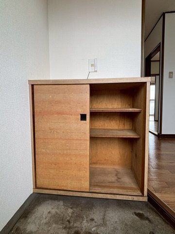 ちょっとした収納スペースも充実しています 