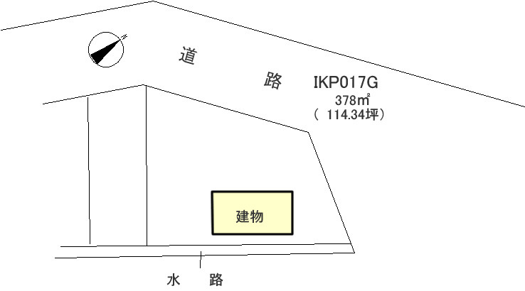 富士見ニュータウンの土地図