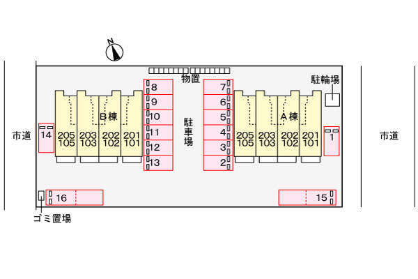 デフィ・チョーＡの区画図