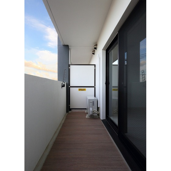 熊本市中央区京町２丁目の賃貸マンションのバルコニー