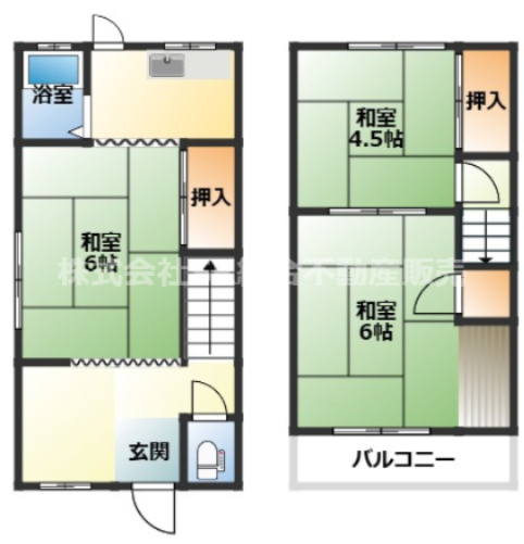 新池島町3丁目中古戸建の間取り|2025年10月に内装リフォーム済みで室内キレイです！